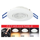 NORAPRO-5 5W WH 3CCT BRANCO 170-265V RND LED DOWNLGHT