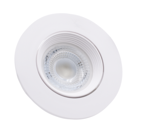 SUPP.INC. GU10 KLIK ROUND - GHIERA SPIRALE ORIENT. - BIANCO - Color Box