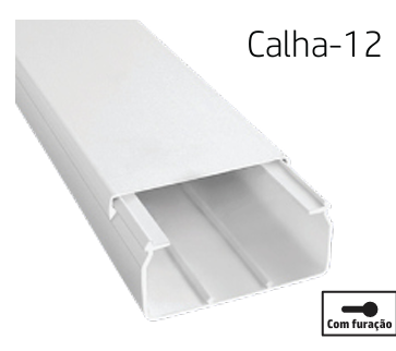 CALHA 12 | BRANCA 120X60 2M