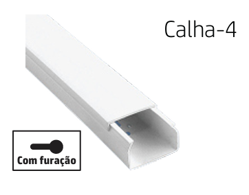 CALHA 4 | BRANCA 30X25 2M