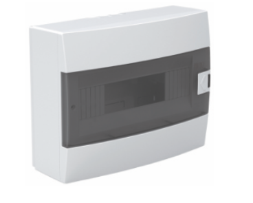 Quadro distribuição 12 módulos saliente branco IP40