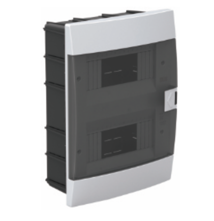 Quadro distribuição 16 módulos embutir branco IP40