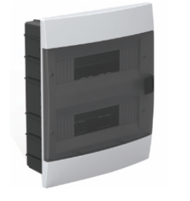 Quadro distribuição 24 módulos embutir branco IP40