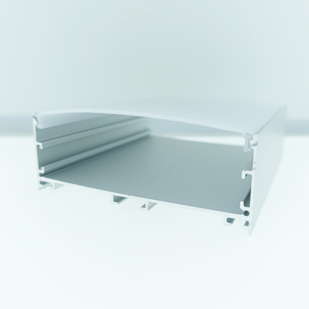 OUT012-W - Perfil Alumínio Saliente 2M Branco