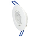 NORAPRO-5 5W WHITE 3CCT BRANCO 170-265V RND LED DOWNLGHT