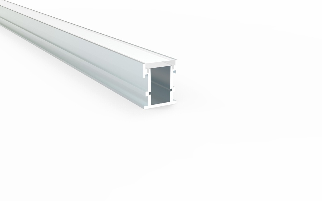 PRO011-V2-A-3M - Perfil Alumínio Projeto 3M Anod. Cinzento