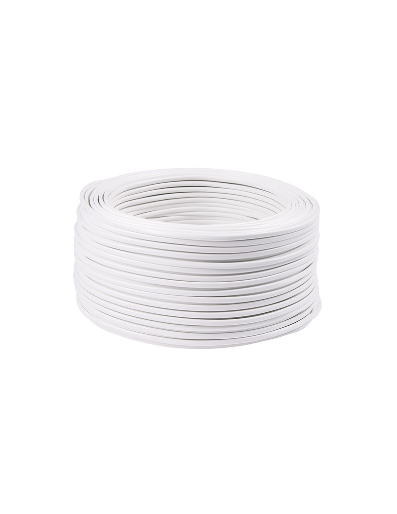 Cabo H03VVH2-F-2075BR 2x0.75m2 Branco (100m)