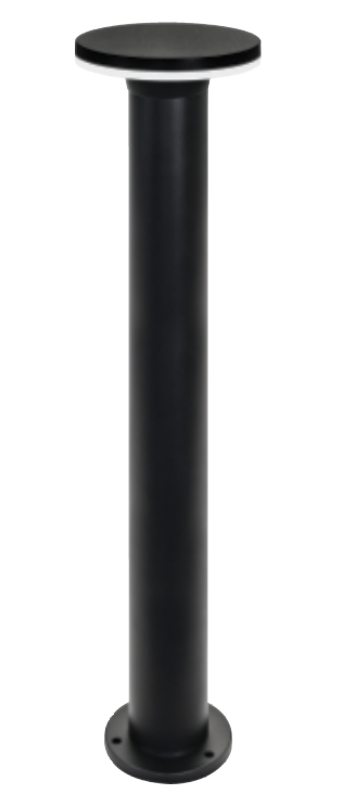 DEXTER-4 GARDEN FLOOR LAMP 12W BLACK 4200K 85-265V LED IP65