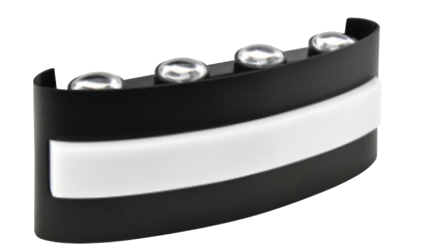 NEUTRON-14  WALL LAMP BLACK 4200K 85-265V IP65