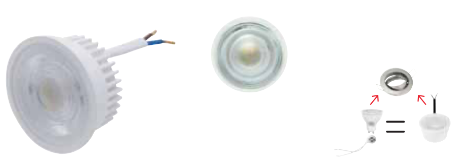 ZELDA PRO 3CCT - 5W WH 3CCT 100-265V LED DIM DOWN.