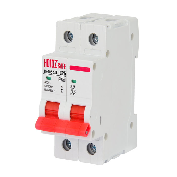 MCB Disjuntor magnetotérmico 25A/2P