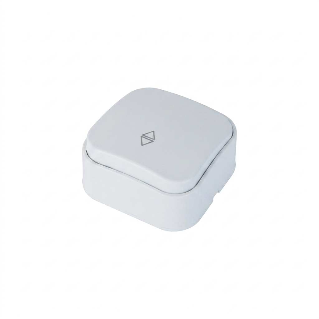 EVA-3-W - Interruptor 2 vias branco