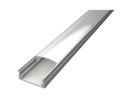 OUT001-W - Perfil Alumínio Saliente 2M Lacado Branco
