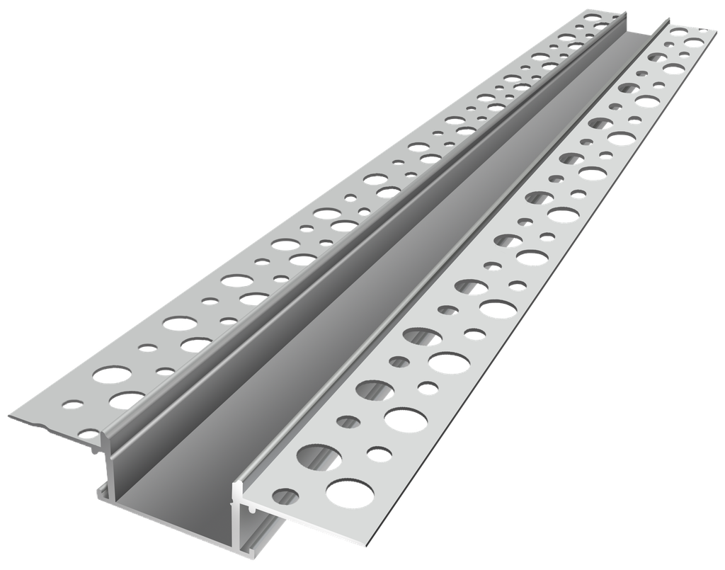 PRO001-A - Perfil Alumínio Projeto 2M Anod. Cinzento