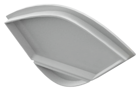 END-COR003-BR-R - Tampa Perfil COR003 Branca Round