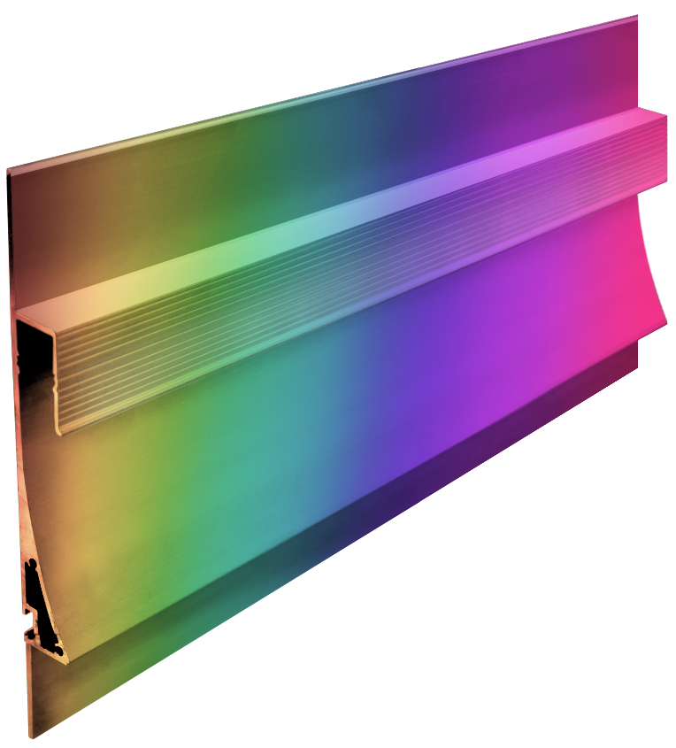 PRO015-RAL - Perfil Alumínio Projeto 2M RAL