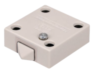Interruptor p/ porta comum ou porta de correr - 12VDC / 230V AC 2A - Branco