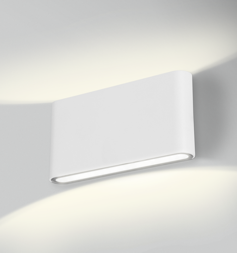 [FRMB-129040] APPLIQUE LED FORMA BIDIREZ. BIANCO - 12W - 4000K - 820 Lm - IP54 - Color Box