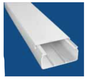 [8699430327850] CALHA TÉCNICA COM TAMPA 120X60 2M BRANCA