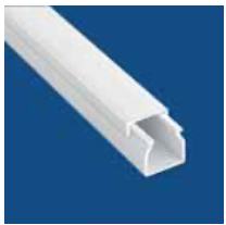 [8699430127290] CALHA TÉCNICA COM TAMPA 40X40 2M BRANCA