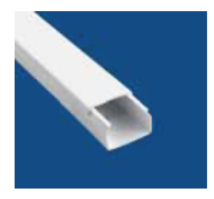 [8699430128273] 40X25 CABLE TRUNKING CANALEX 2M BRANCO (GOULLOTE)