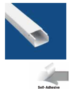 [8699430129058] 25X16 CABLE TRUNKING CANALEX ADH 2M BRANCO (GOULLOTE)