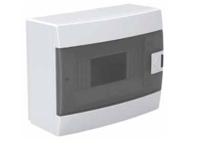 [8699490907504] Quadro distribuição 8 módulos saliente branco IP40