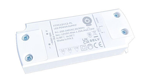 [FTPC15V12-PL] Fonte Al. FTPC15V12-PL 12V 1.25A 15W IP20 3Y