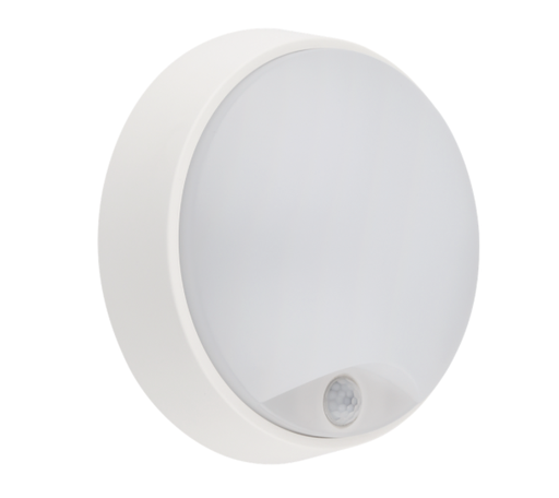 [OSTOBS-1421500] PLAFONIERA LED OASI CCT TONDA BIANCA SENS. 14W - Terminal Block - 3000K-4000K-6500K - 1550 Lm - IP54 - Color Box