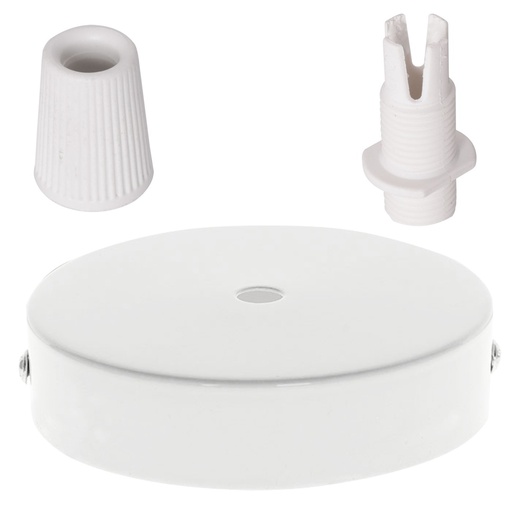 [FLO10-BR] KIT Florão 100x25mm Branco