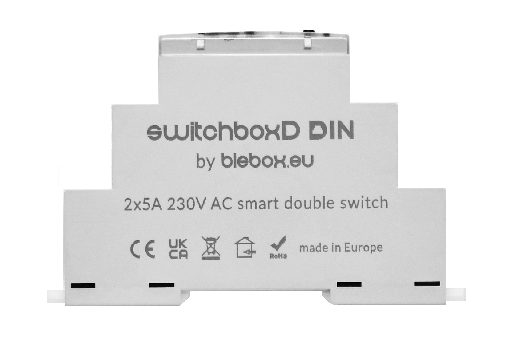 [SWITCHBOXDDIN] Controlador de dispositivos 230V AC 5A IP20