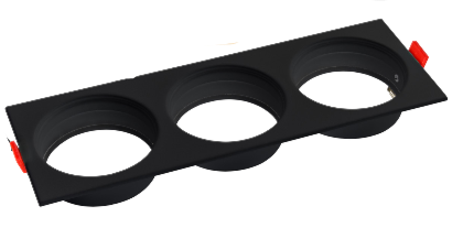 [8683684215278] RECESSED-SQ3 BLACK MODUL DOWNLIGHT FITT