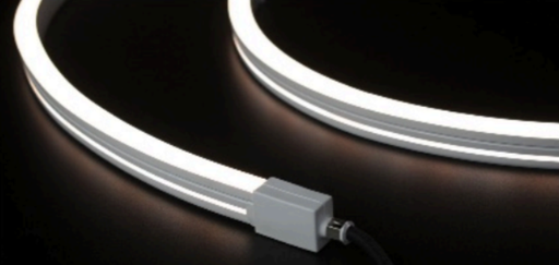 [NEON-L96W24V3000KIP685MCABO20M] NEON LED 20x12mm 10/Wm 24Vdc 120LED/m 3000K IP68 5M, c/ cabo de alimentação de 20m