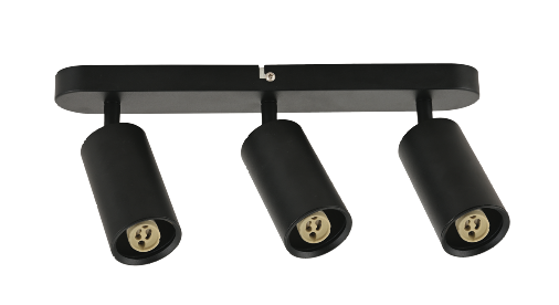 [8683684209550] JOKER-3 SURFACE FIXTURE 3xGU10 BLACK