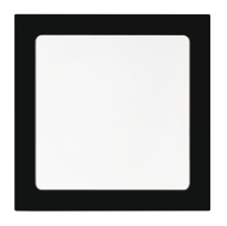 [8683684228612] ALEXIS/SQ-12 3CCT 12W SQUARE BLACK 160-265V