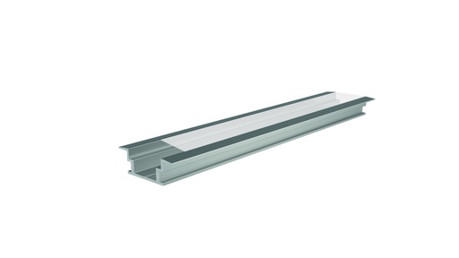 [PRO008-V2-A-3M] PRO008-V2-A-3M - Perfil Alumínio Projeto 3M Anod. Cinzento