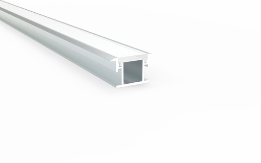 [PRO010-V2-A] PRO010-V2-A - Perfil Alumínio Projeto 2M Anod. Cinzento