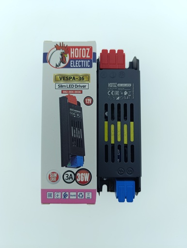 [8683684239885] VESPA-36 V2 36W 85-265V 12V 3A SLIM LED