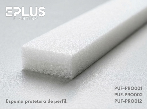[PUF-PRO012] PUF-PRO012 - Esponja de enchimento para o perfil de alumínio PRO012