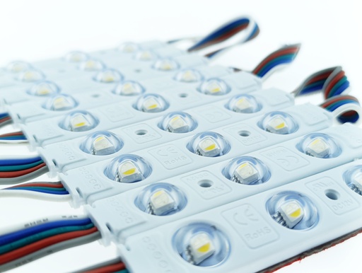 [SIGN-010-096W-RGBW] SIGN-010-096W-RGBW - MODULO 3LED 0.96W 12V IP65 RGB+6000K