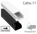 CALHA 17 | PRETA 25X16 ADESIVO CABLE TRUNKING CANALEX ADH 2M