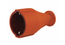 Ficha BL-3 - Ficha fêmea Cor-de-laranja de borracha 16A IP44