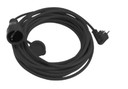 Extensão 10 metros - Cabo extensão preto 10 metros 3x1.5mm² IP44
