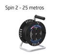 Spin 2 - 25 metros  - Enrolador de cabo IP44