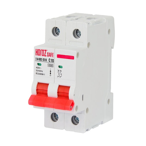 [114-002-2010] MCB Disjuntor magnetotérmico 10A/2P