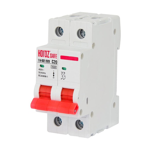 [114-002-2020] MCB Disjuntor magnetotérmico 20A/2P
