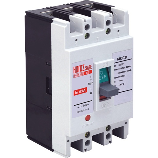 [114-004-3063] MCCB - Circuit Breaker - Disjuntor 63A