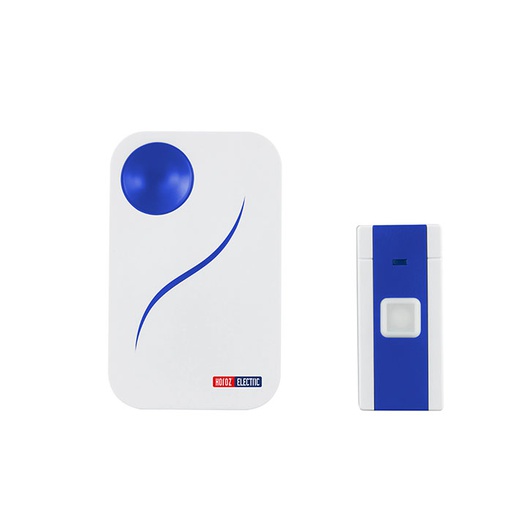 [8683684231926] Fuji-A2 - Campainha sem fios pret/azul (tomada)