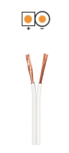 [FVD-WIR9006] 9006 Fio Coluna Branco 2x4.00 (100 metros)