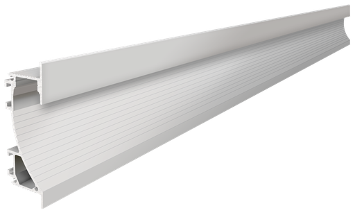 [PRO003-W] PRO003-W - Perfil Alumínio Projeto 2M Lacado Branco